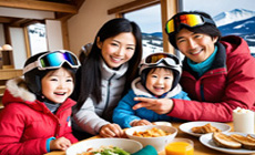 カナダ移住 Happy Family in Banff